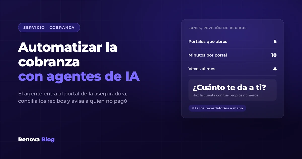 Recibos de varias aseguradoras conciliados en un solo expediente